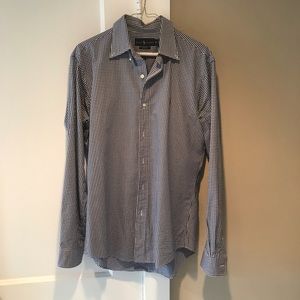 Ralph Lauren button down shirt navy blue size M